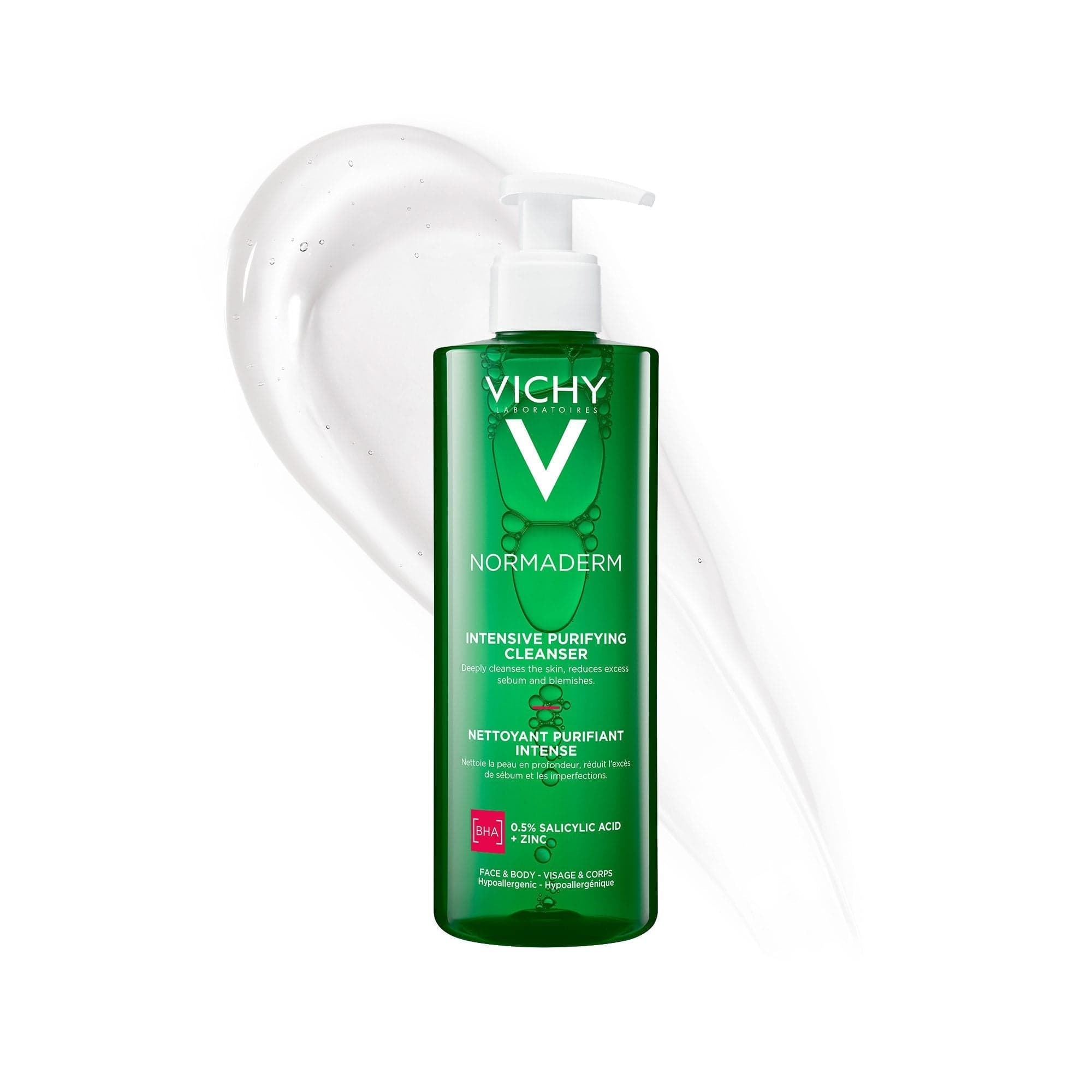 Vichy Normaderm Phytosolution Gel Purifiant Intense Peau Grasse Acnéique 400 ml – soin visage