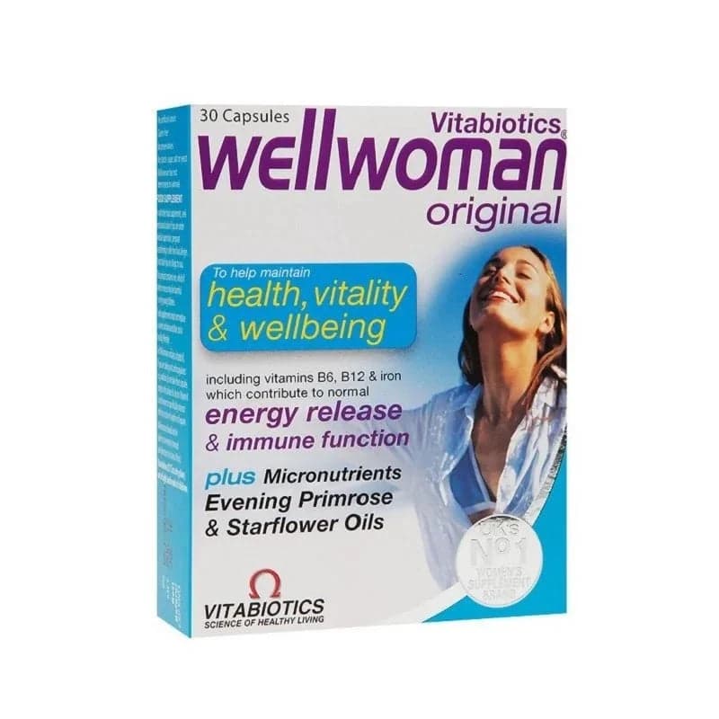 Vitabiotics Wellwoman Zinc Original - Multivitamines pour Femmes 30 capsules – complément alimentaire