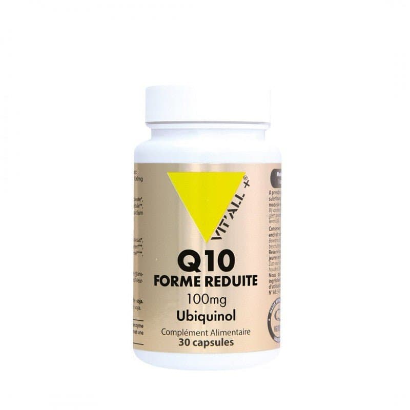 VITALL+ Co-Enzyme Q10 Réduit – Ubiquinol 30 capsules – complément alimentaire