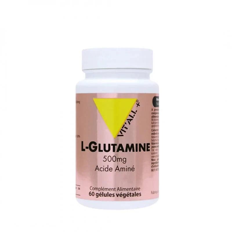 VITALL+ L-Glutamine 60 gélules – complément alimentaire