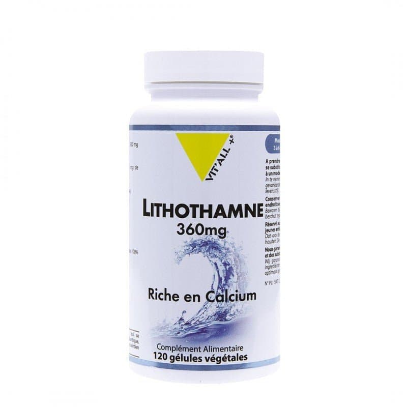 VITALL+ Lithothamne Calcium 120 gélules – complément alimentaire