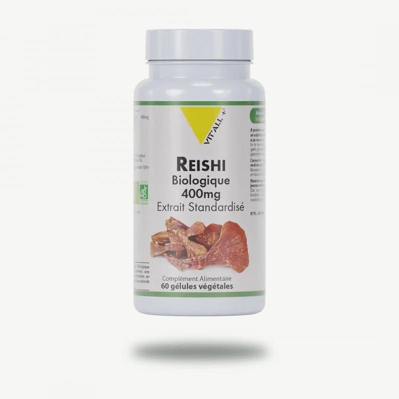 VITALL+ Reishi Bio Standardisé 60 gélules – complément alimentaire