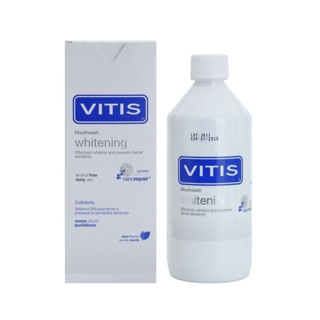 VITIS Whitening Bain de Bouche Blancheur 500 ml – bain de bouche