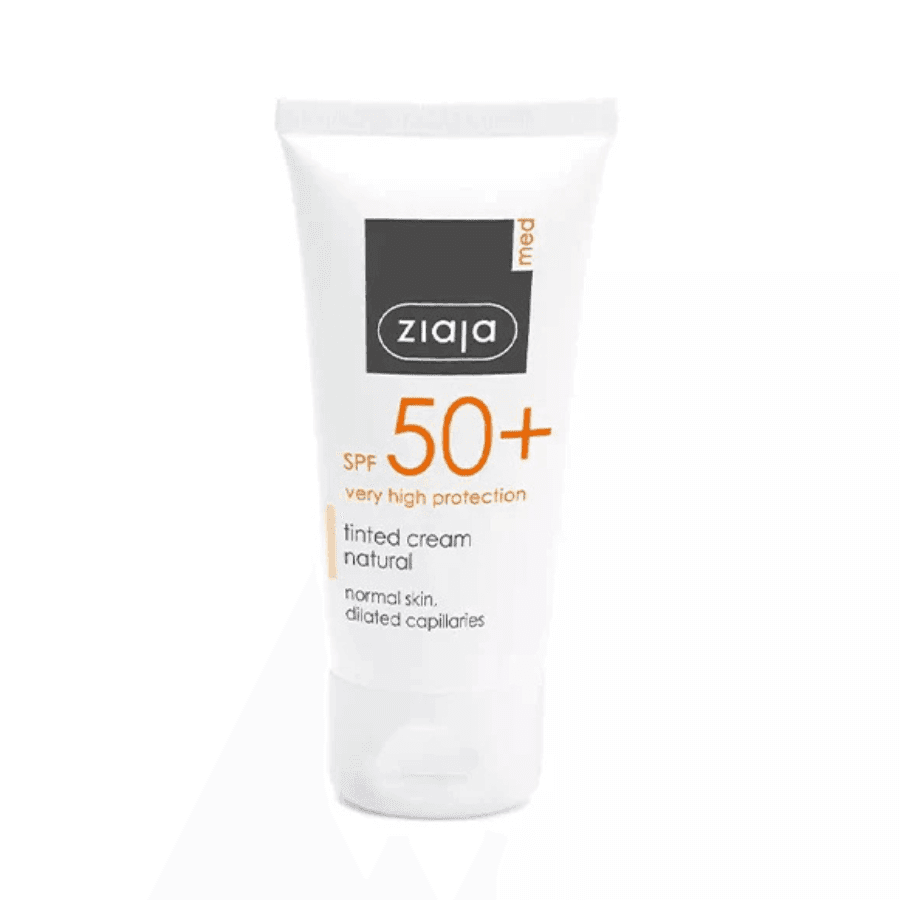 Ziaja Med Crème Solaire Teintée SPF50+ - Protection et Unité du Teint 50 ml – protection solaire